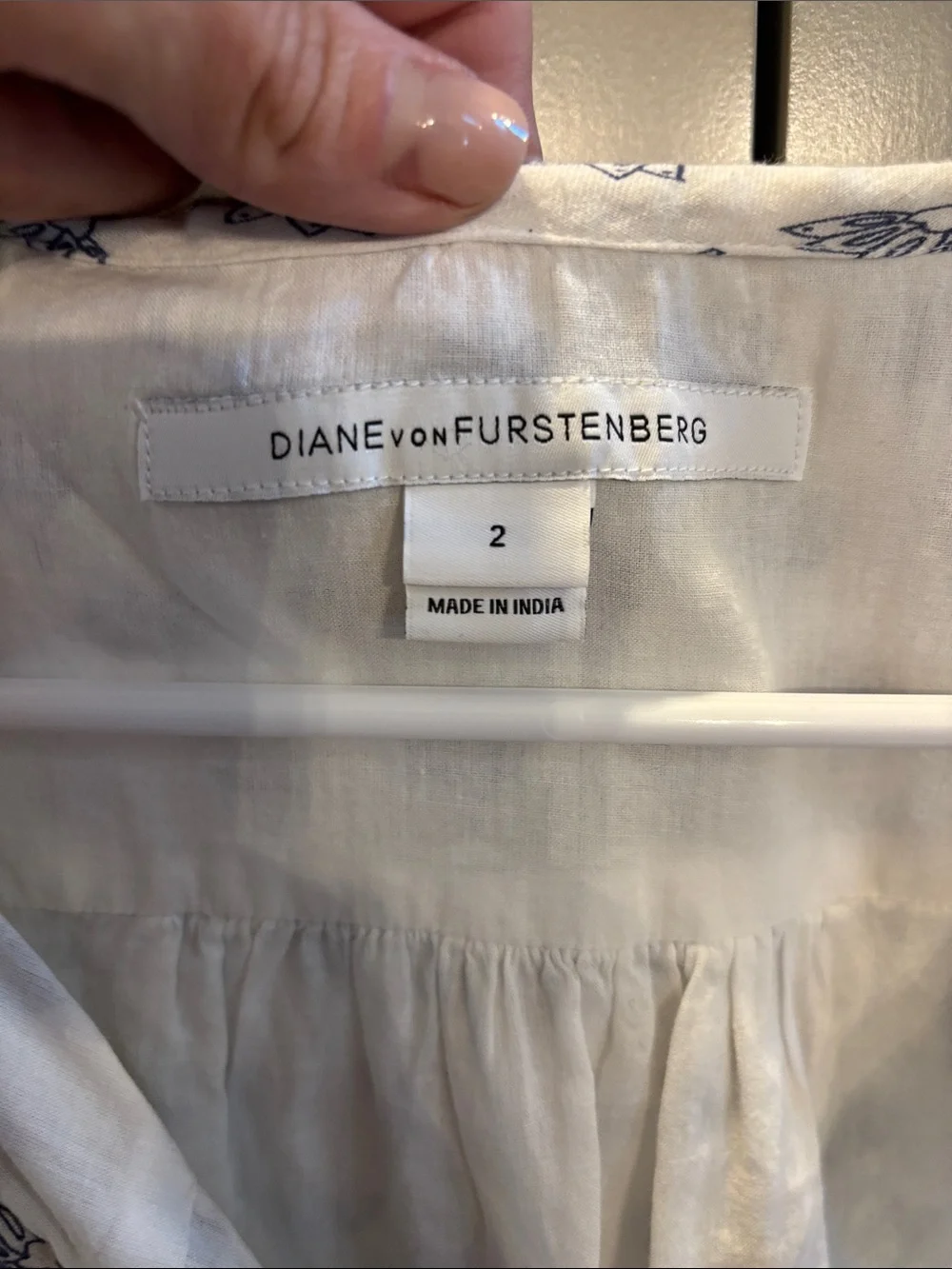 Diane Von Furstenberg Rissa tank sz 2